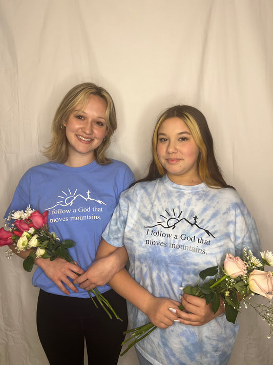 Mountains T-shirt in Blue