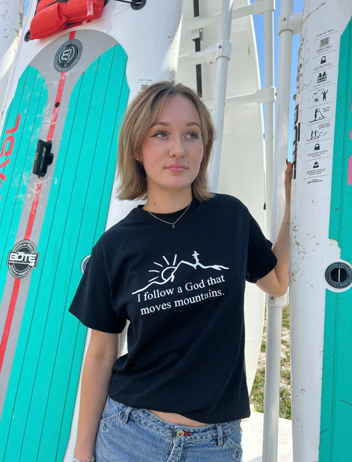 Mountains T-shirt in Black