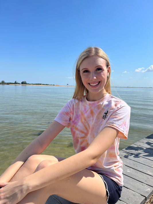 8:11 Pink Tie Dye T-shirt
