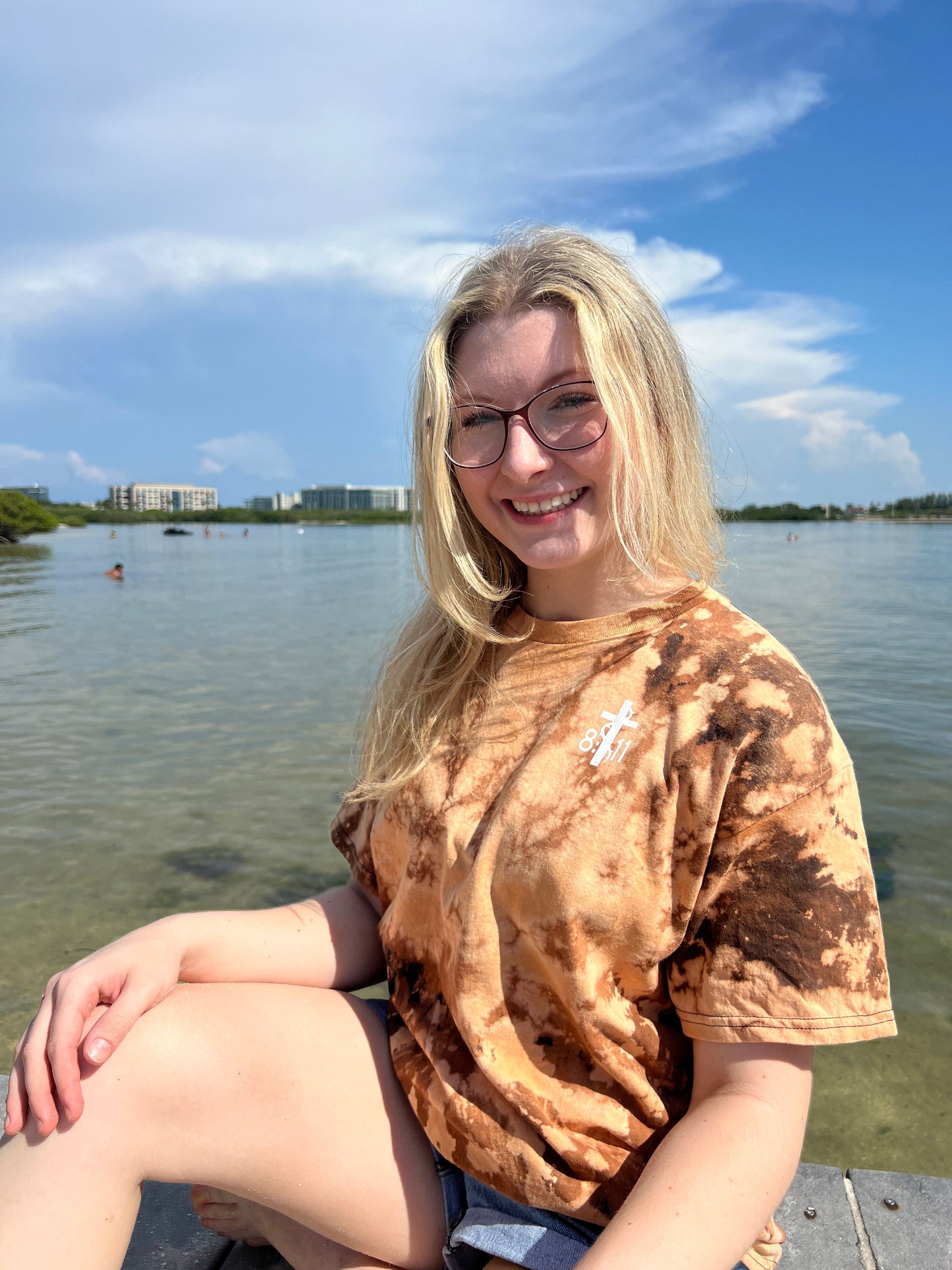 8:11 Reverse Tie Dye T-shirt